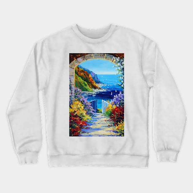 Sunny morning Crewneck Sweatshirt by OLHADARCHUKART